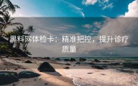 黑料网体检卡：精准把控，提升诊疗质量