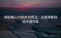 揭秘糖心TV四步对照法：全面理解网络传播现象